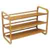 Ocean Star 2 Tier Bamboo Shoe Rack SR1231(ODFS)