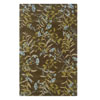 Trio Collection Chocolate/Spa Blue Area Rug TAPA49_(LNFS)