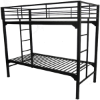 University Bunk Bed with Built in Ladders And Guard Rail 