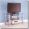 Contempo Glass 42 In. TV Stand V42Y79(WEFS)