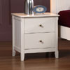 White Catalina 2-drawer Nightstand 14736480(OFS)