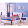 Youth Bedroom Set  In Navy Blue And White B932_ (DS)