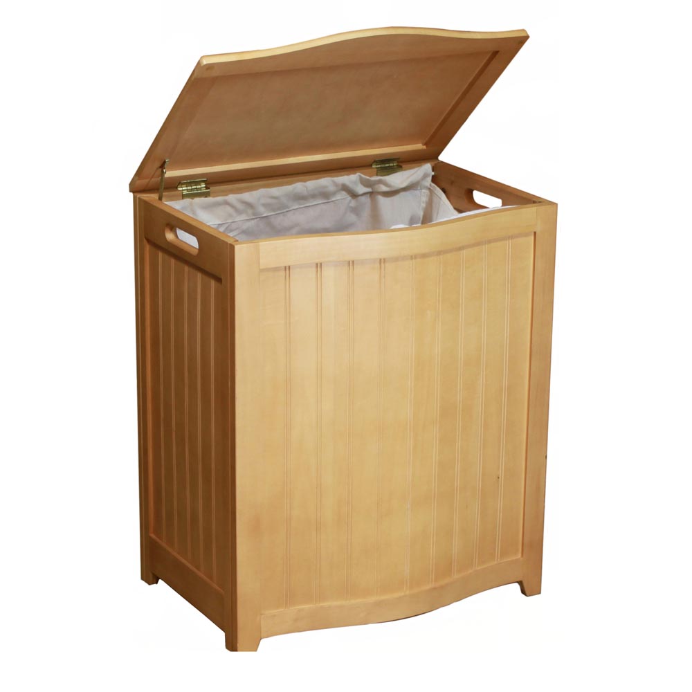 Natural Bowed Front Hamper BHP0106N (ODFS)