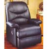 Black Leather Recliner F7729 (PX)