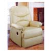 Ivory Leather Recliner F7730 (PX)