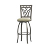 Crown Back Bar Stool 30 In. 02721MTL(LNFS)