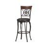 Fleur De Lis Bar Stool 30 In. 02733MTL(LN)