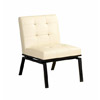 Trento Slipper Chair 14011BLKIV-01-KD (LN)