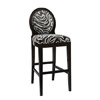 Zebra Bar Stool 36059BLK-01-KD-U (LN)