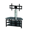 Corey Media Center With Swivel Stand 81408MTL-AB-KD-U (LN)