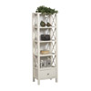 Anna Narrow Bookcase White 86102C147-A-KD-U (LN)