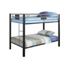 Metal Bunk Bed Black With Silver 89000MTL(LNFS)