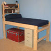 Solid Wood All Sizes Adult High Riser Bed 1000 Lbs Wt. Cap