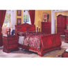 Cherry Finish Bedroom Set R57_ (DS)