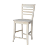 Unfinished Roma Counter Height Stool S-201_(IC)