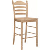 Unfinished Bedford Ladder Back Counter Chair S-2713 (IC)