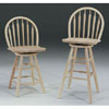 Unfinished Windsor Arrowback Swivel Stool S-61_(IC)