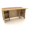 60 In. Straight Desk w/12 In. Shelves SDB-140_ (LF)