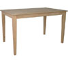 Farmhouse Table With Shaker Legs T-3048S (IC)
