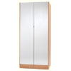 Wardrobe With Full Mirror Front  W100_(WP)