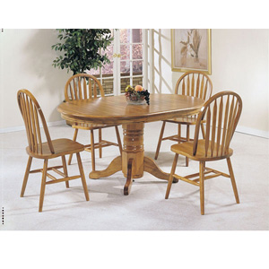 5-Piece Nostalgia Oak Finish Dinette Set 2185T (AFS150)