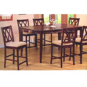 7 Pc Counter Height Dining Set 100408/09 (CO)