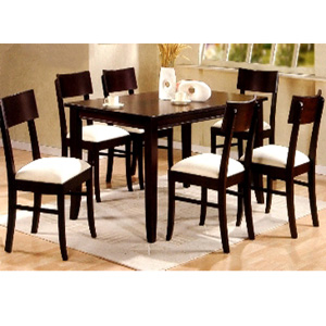 7-Pc Cappuccino Dining Set 100461/62 (CO)