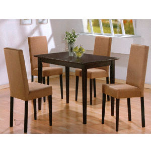 Wood Cappuccino Dinette Set 100491_ (CO)