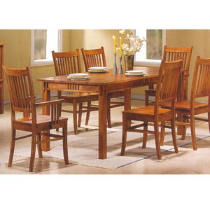 5 Pc Solid Hardwood Dinette Set 100621/100622 (CO)