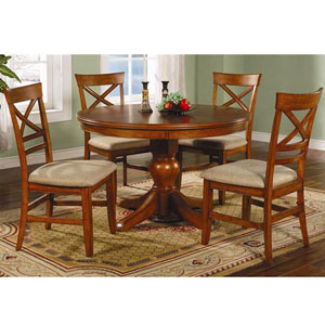 5 Pc. Walnut Finish Dinette Set 101281/2 (CO)