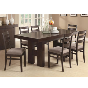 7-Pc Dabny Cappuccino Dining Set 103101/2 (CO)