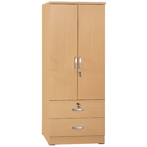 Closet/Wardrobe 2-Door and 2-Drawer W108_(WP)