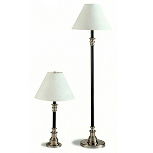 2-Pc Metal Table And Floor Lamp Set 1184 (CO)