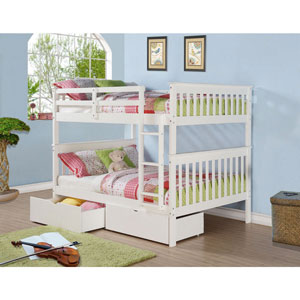 Solid Wood Mission Full/Full Bunk Bed 123_3(OFS)