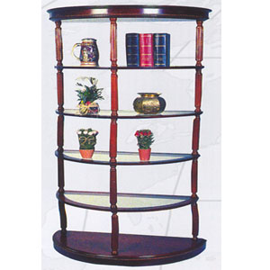 Cherry Half Round Etagere 1632 (WD)