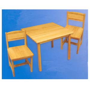 3-Pc Aspen Table And Chair Set 212_(KK)