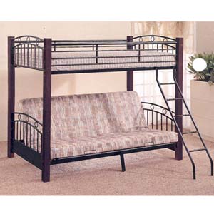 Twin/Full Futon Convertible Bunk Bed 2182BF (IEM)