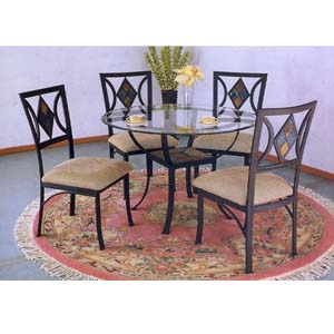 5 Pc Dining Set 2215S/2225C/CBR45 (PJ)