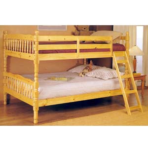 Natural Convertible Full/Full Bunk Bed 2290 (A)