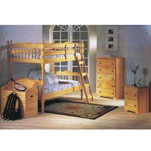 Bunk Bed Bedroom 4 Pcs Set 2299Set (A)
