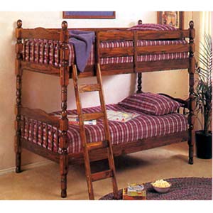 Bunk Bed Walnut 2300 (A)