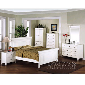 Cape May White Finish Bedroom Set 2364/67/70 (A)