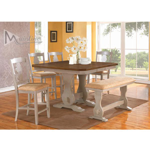 Solid Wood Napa Counter Height Set 24010/40/2-6(ML)