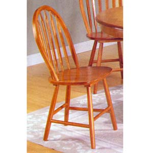 Oak Arrow Back Windsor Chair 2482OAK (A)