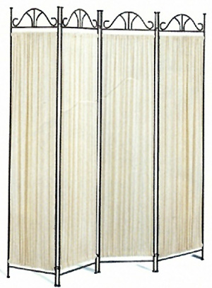 Four Panel Pleated Fabric Screen 2484(CO)