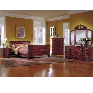 Savannah Sleigh Bedroom Set 2492 (A)