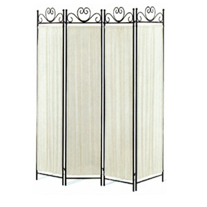 Four Panel Black Butterfly Decor Screen 2710(COFS35)