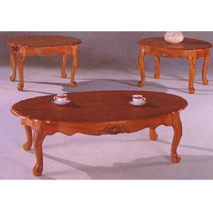 3-Pc Oak Veneer Occasional Set 2919 (WD)