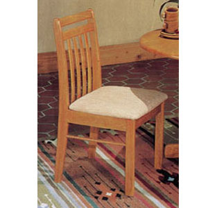 Oak Finish Splat Back Chair 2976 (A)
