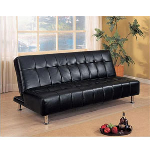Black Futon Sofa Bed 300118 (CO)
